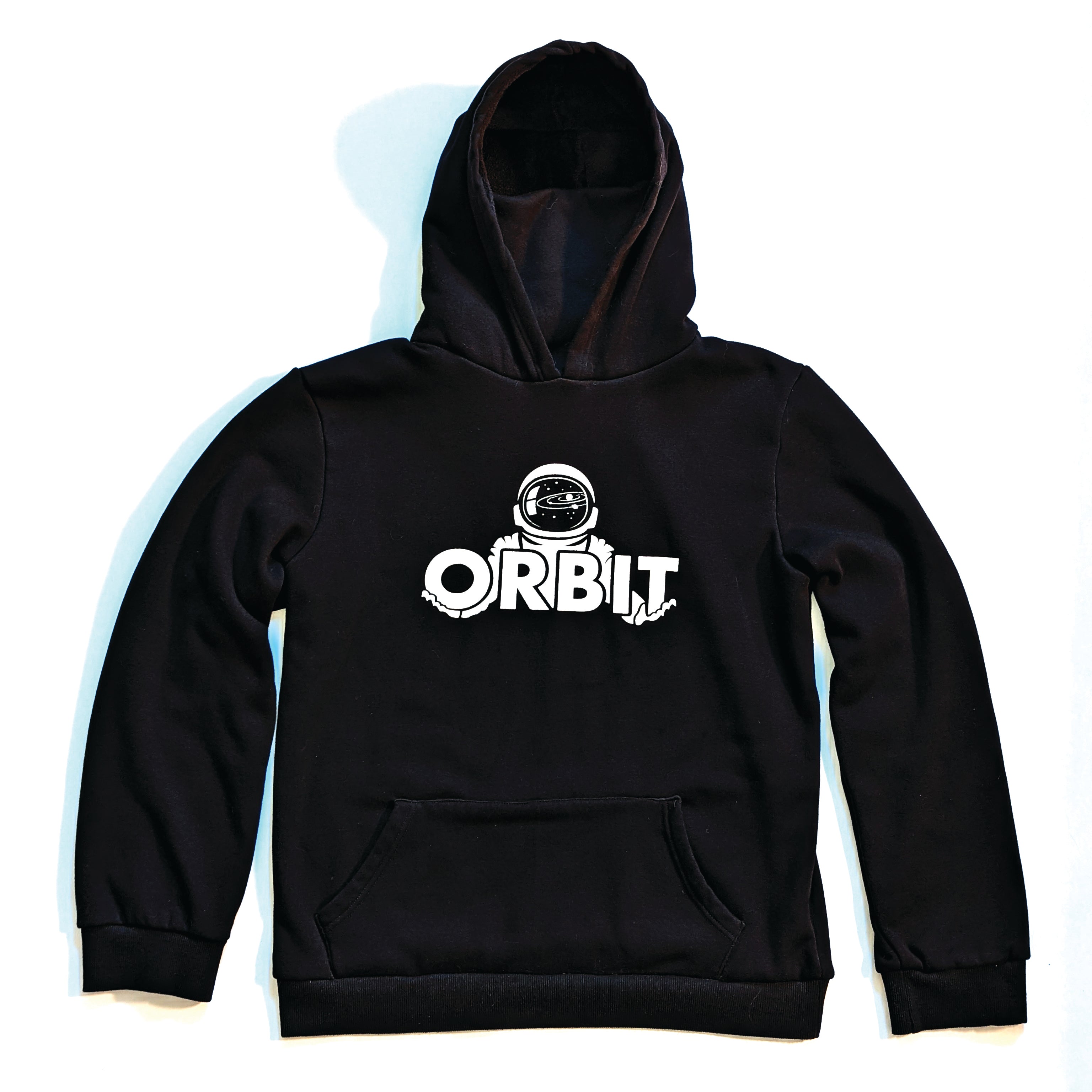 Orbit Astronaut Gaiter Hoodie - Black
